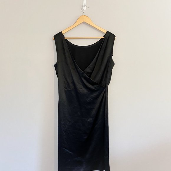 Calvin Klein | Silky Draped Back Dress - Picture 2 of 4